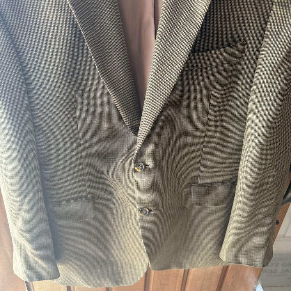 Lauren Ralph Lauren Blazer‎ Mens 42R 100% Wool Coat Notch Lapel Workwear - Picture 2 of 8